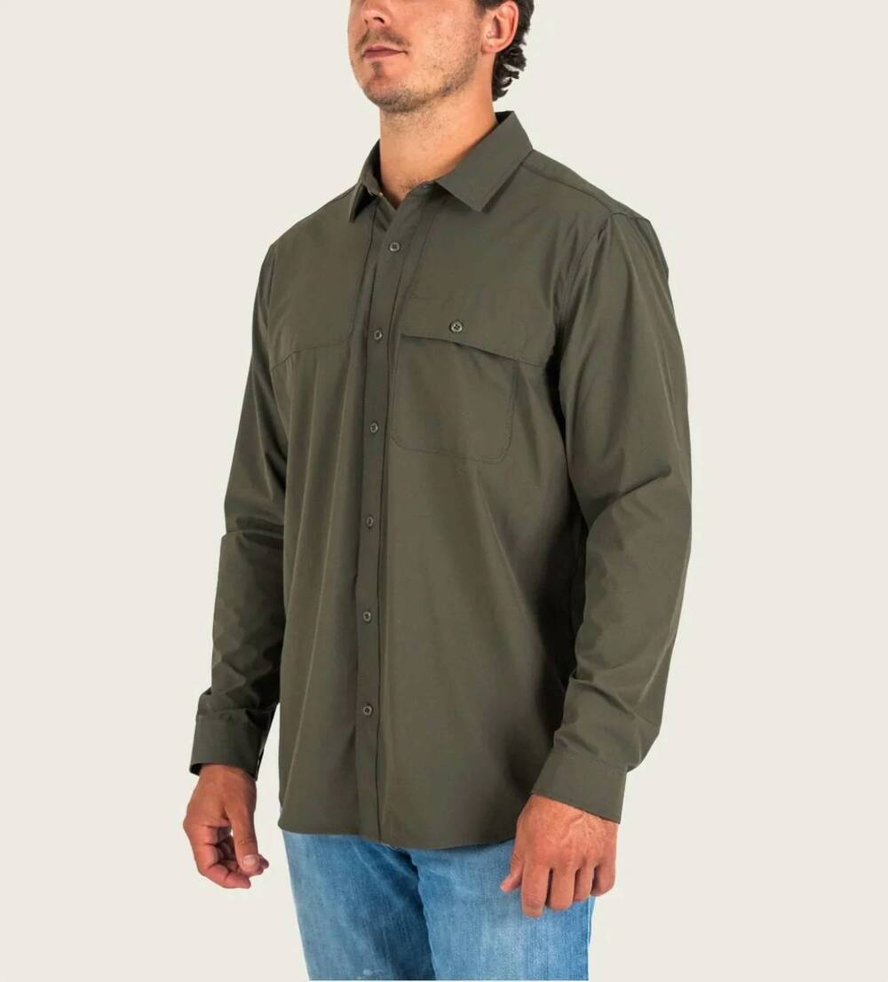 NEW MARSH WEAR big pine field shirt in fossil